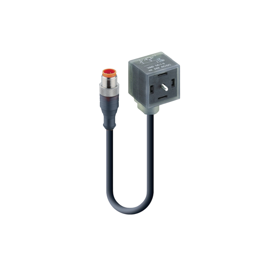 DIN EN 175301-803-A, Cordset, double ended