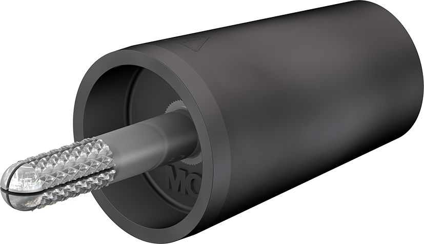 4 mm adapter zwart - A-SLK4-N zwart
