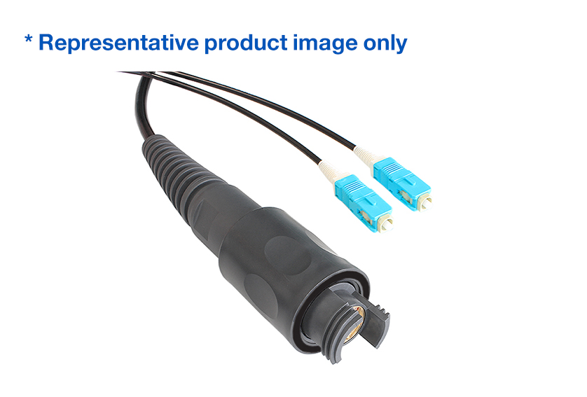 2 Channel Plug to SC Connector Cable Assembly