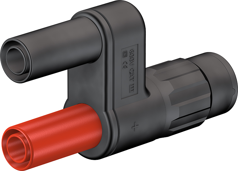 4 mm BNC-adapter zwart - XM-BB/4 zwart