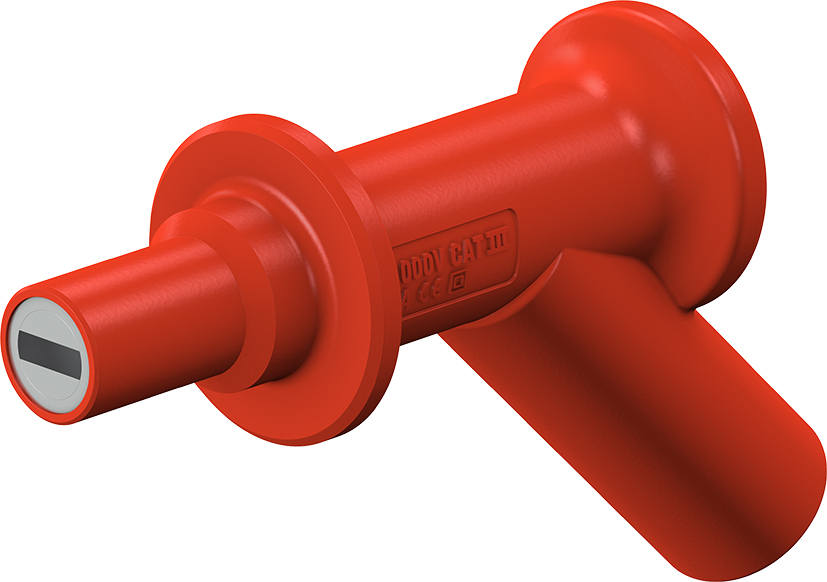 Magnetische adapter met rigide 4 mm fitting, rood - XMA-7 rood