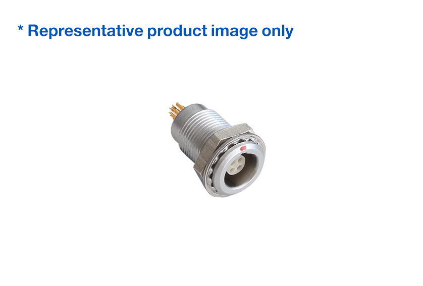 3 Contacts Fixed Socket 00 Series Push Pull Connector