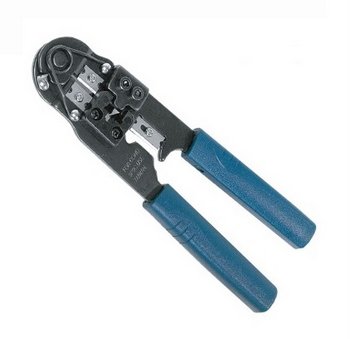 Handgereedschap voor het afsluiten van modulaire stekkers, piercingtechnologie, snijder en stripper, RJ45