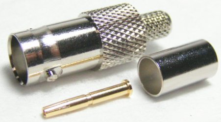 BNC Vrouwelijke Crimp RG58