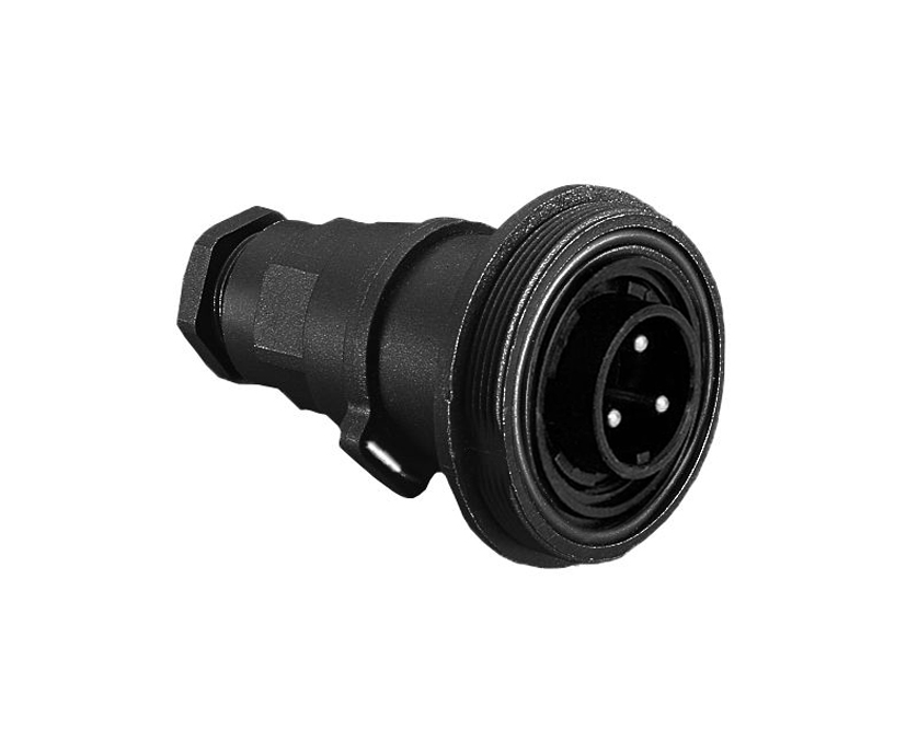 PX0737 Series 2 Contact Plug Screw Termination (Contacts Supplied Fitted) 6mm-8mm Cable Blue Insert And Gland Nut
