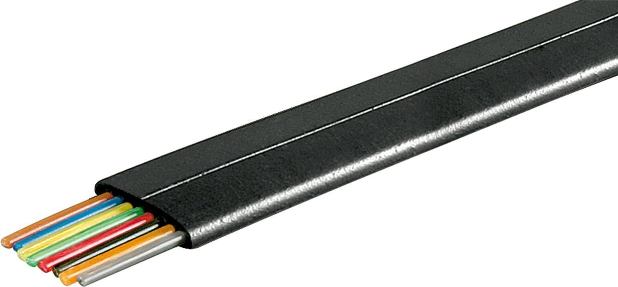 Modulaire platte kabel 8P. 100 Mtr.