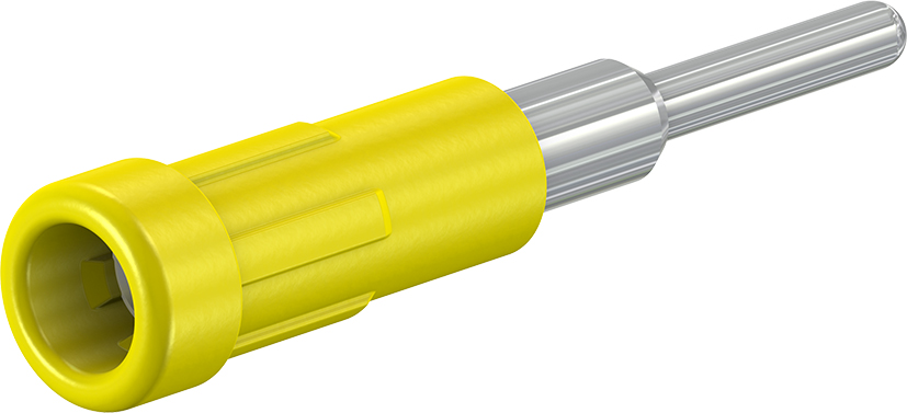 2 mm geïsoleerde stijve gele fitting - EPB-2N/S geel