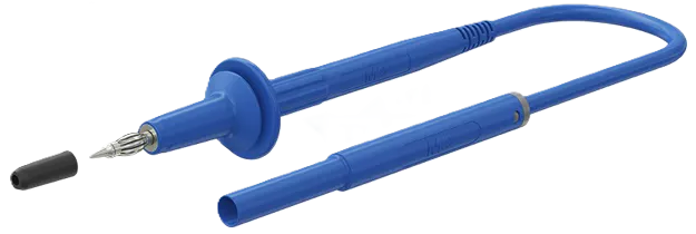 MULTILAM-stekker Ø 4 mm met  isolerende huls en test pen aan de uiteinden.