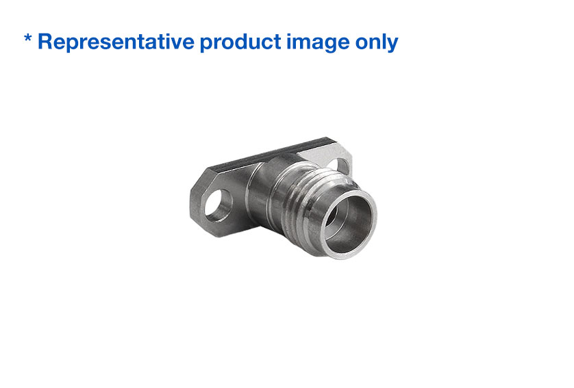 SMA Straight Jack 2 Hole Flange RF Connector