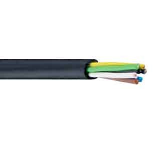 Flexibele Actuator / sensor kabel zwart 6x0,34