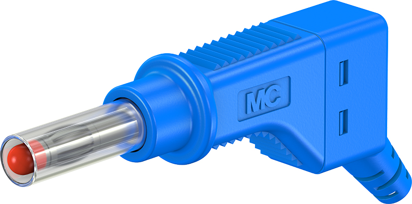 4 mm stapelbare blauwe stekker - XZGL-410 blauw