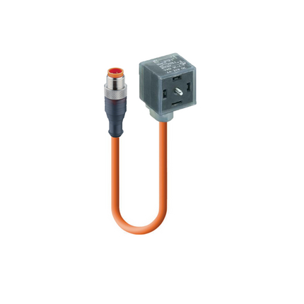 DIN EN 175301-803-A, Cordset, double ended