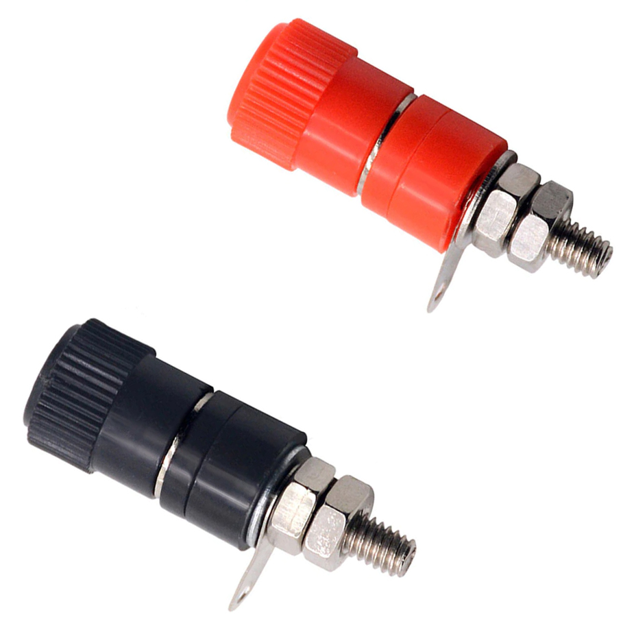 4 mm aansluitklem 6 Amp.