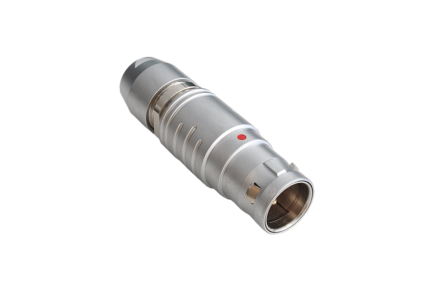 2 Contacts Straight Plug 3X Series Push Pull Connector