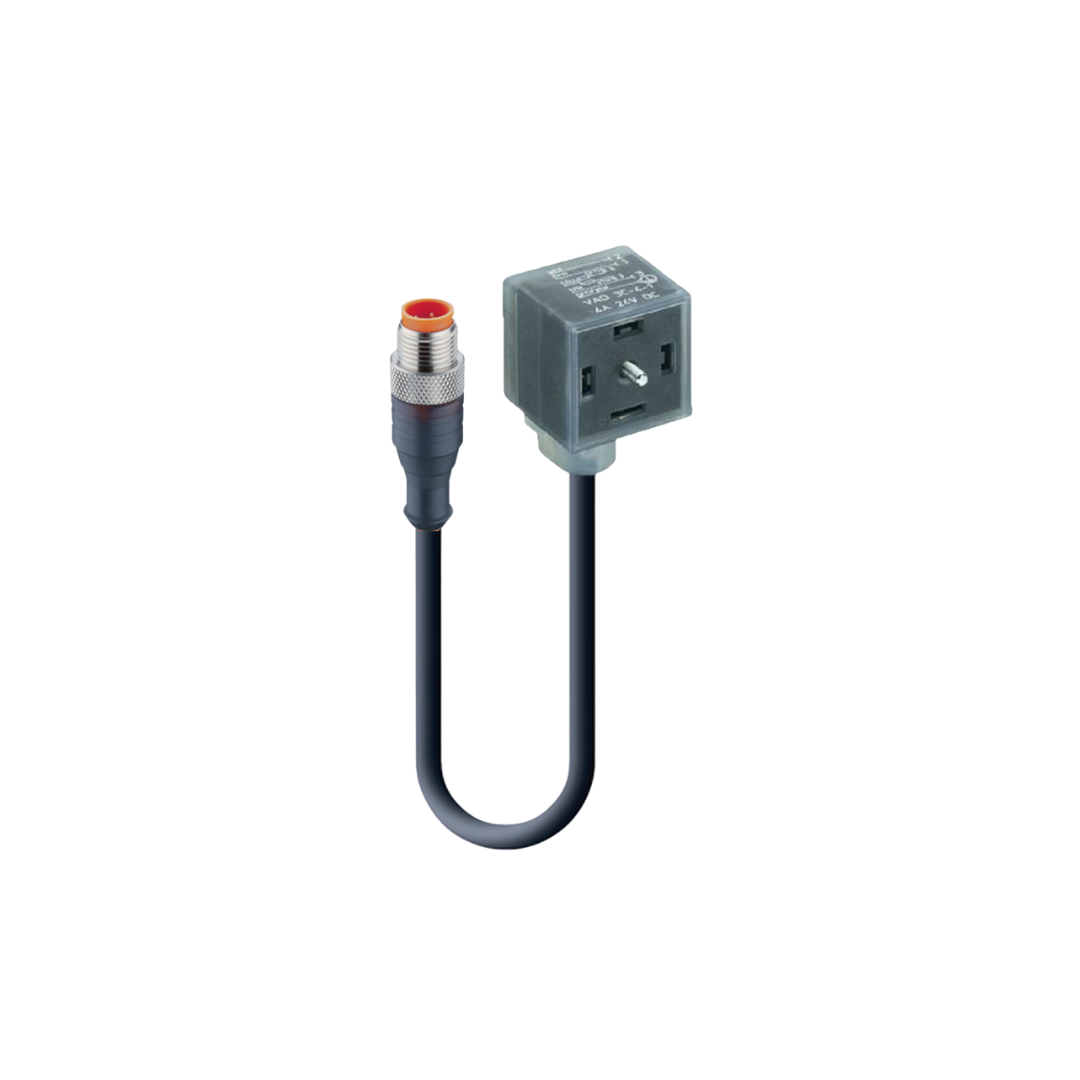 DIN EN 175301-803-A, Cordset, double ended