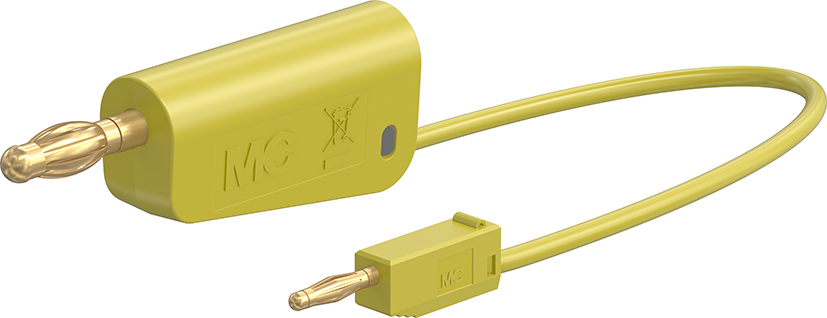 Adapterkabel 60 cm geel - LK-4A2A-F05 geel