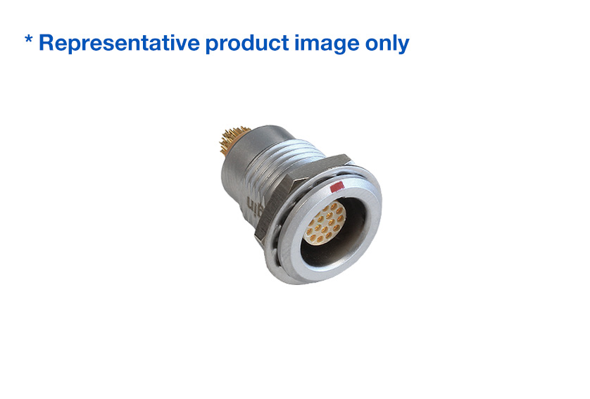 12 Contacts Fixed Socket 1X Series Push Pull Connector