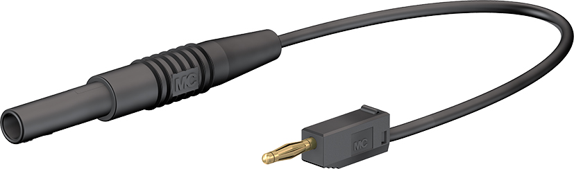 Adapterkabel 15 cm zwart - AK205/405-BK zwart