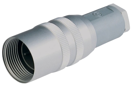 NR-ronde connector, DIN 43651, schroefdraad M26 x 1,5, veldmontage, Mannelijk,6+PE-pinnen