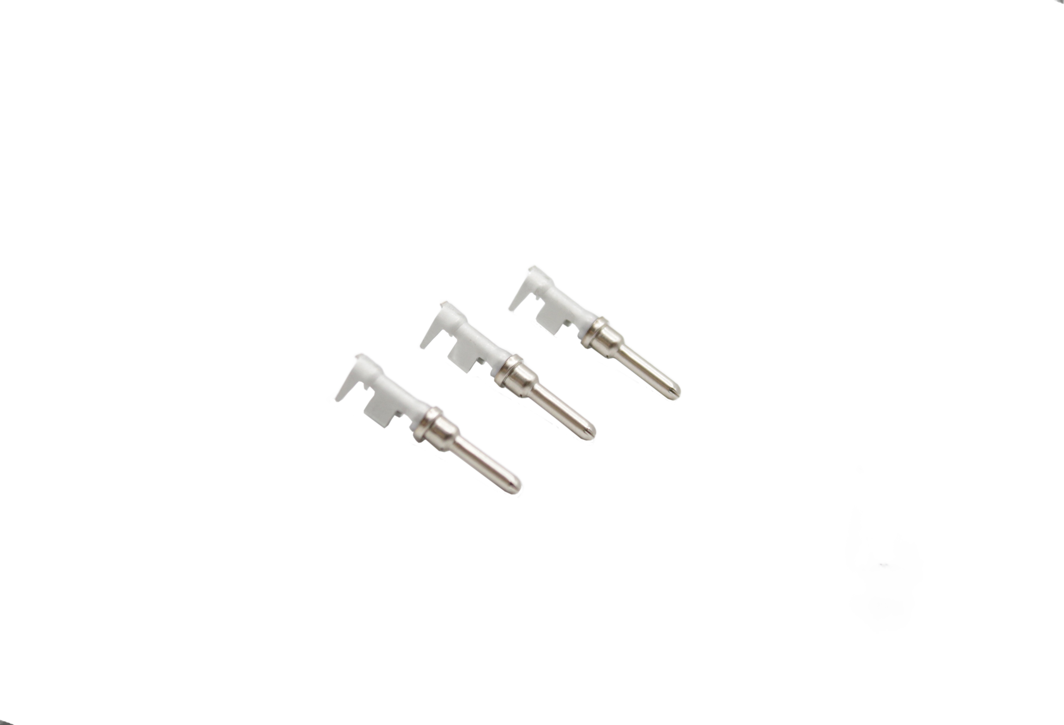 Nickel Plated 12-14 AWG Stamped Plug Contact - Bandolier