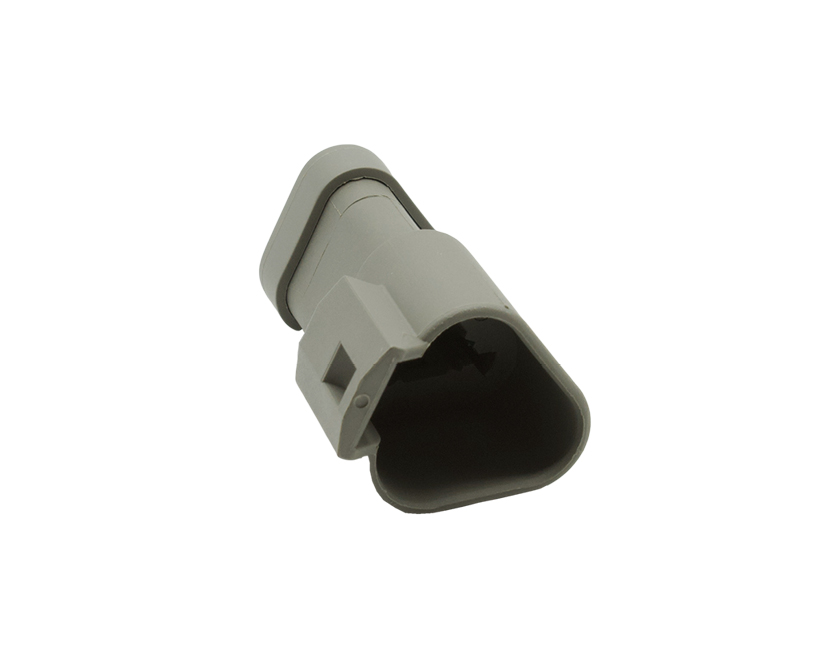 3 Contacts Female Standard Rectangular Grey Connector - PEC