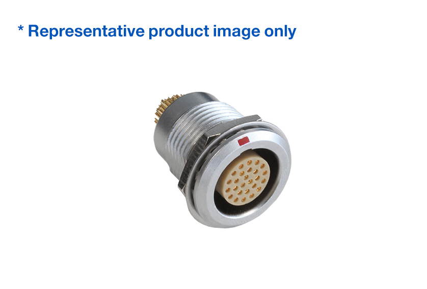 18 Contacts Fixed Socket 2X Series Push Pull Connector