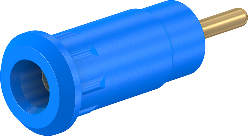 2 mm geïsoleerde stijve blauwe fitting - SEB2-R blauw