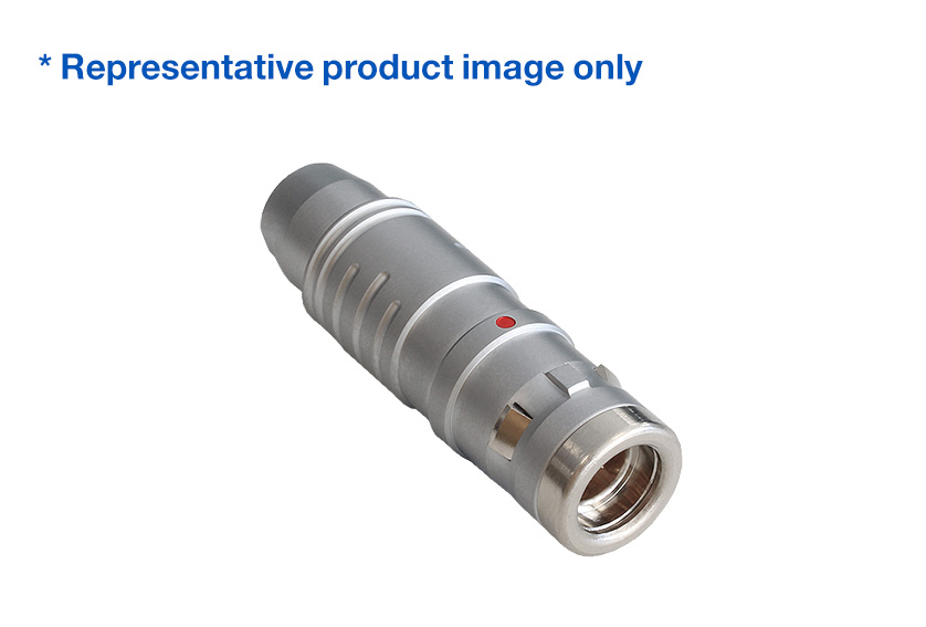 12 Contacts Straight Plug 1Y Series Push Pull Connector