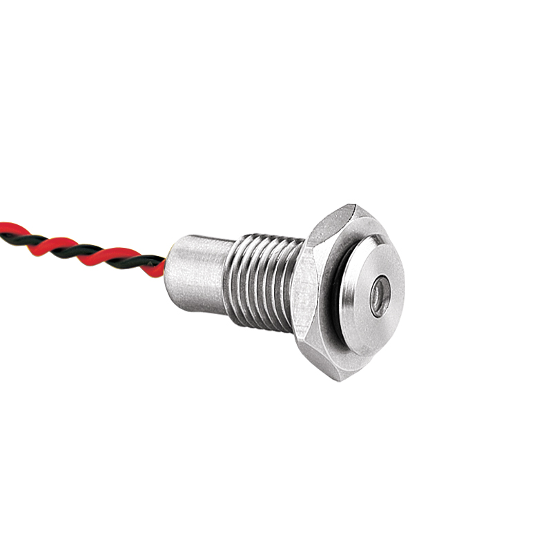 DX0507 Series IP67 Sealed Proud Of Panel Profile 24V DC Green LED Flying Leads