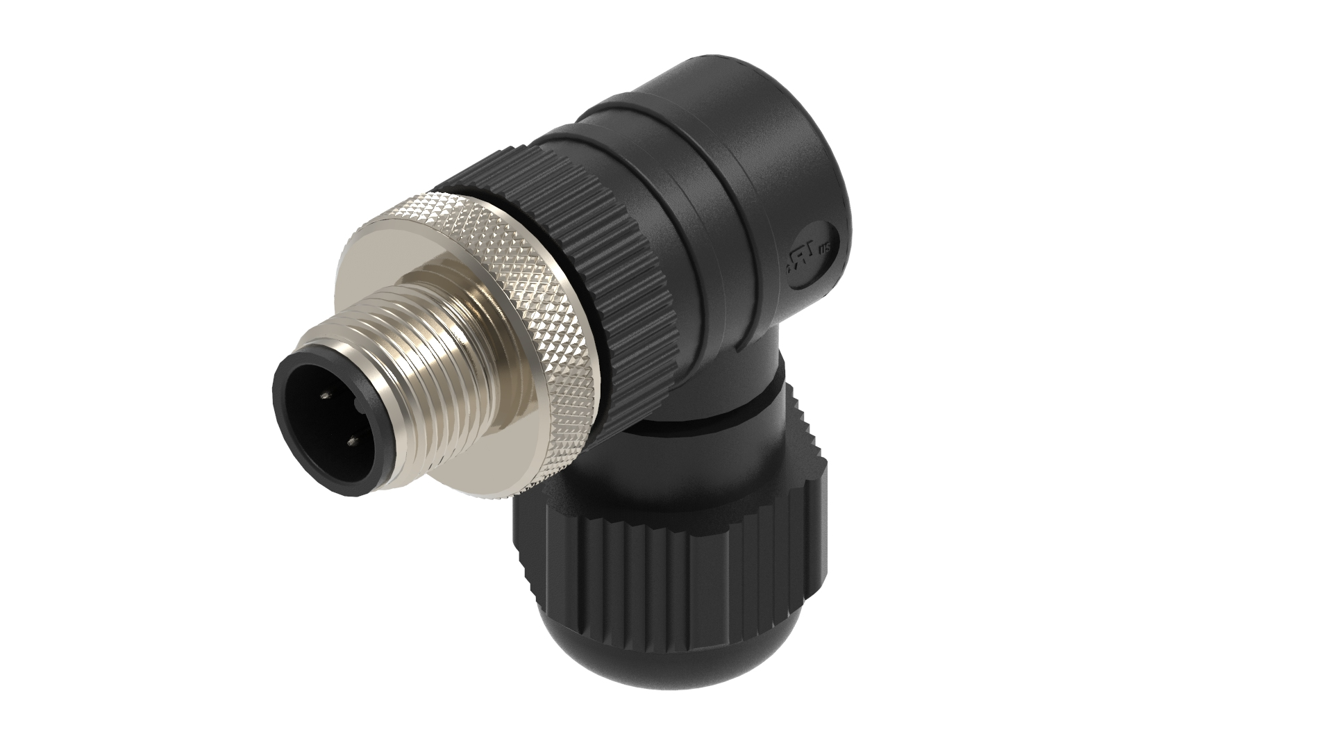 M12 veldaansluitconnector.