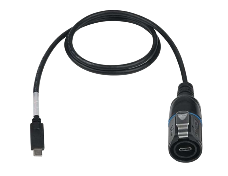 LP16 USB-C Plug Snelle vergrendeling IP67/68 met 0,5M kabel