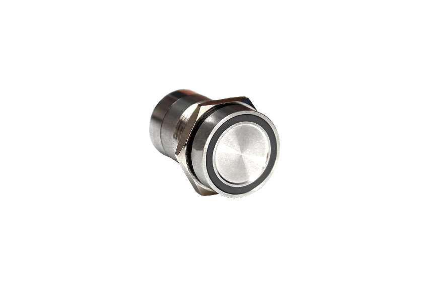 Capacitive switch, 16 mm, Normally Open ,Stainless Steel ,Natural ,Green & Red LED ,12 VDC