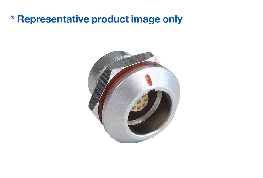 6 Contacts Fixed Socket 0Y Series Push Pull Connector