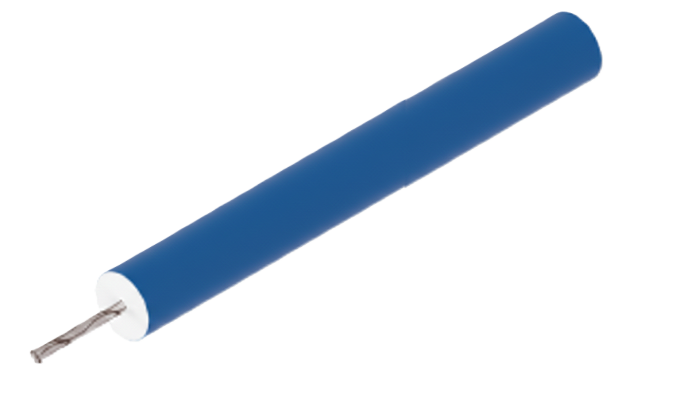 TPE hoogspanningskabels PLAST-HV 0,5 SN blauw (100 meter)
