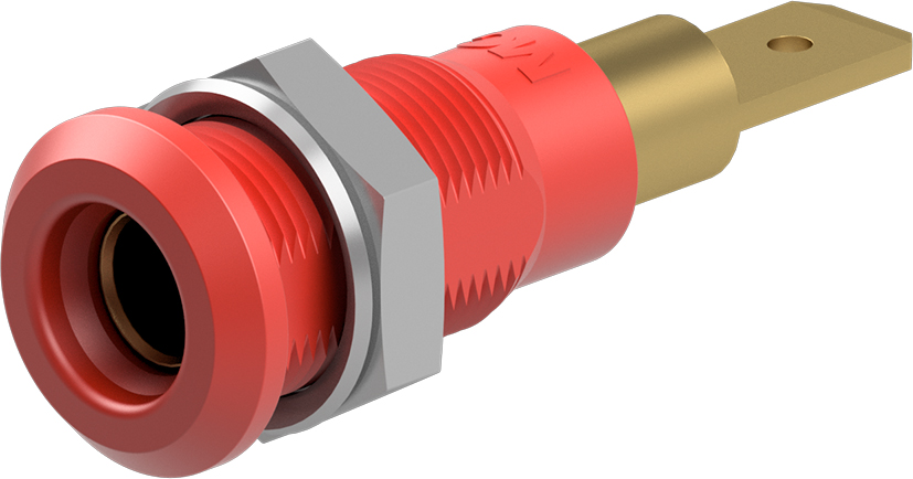 4mm socket rood - LB4H-IF/A rood