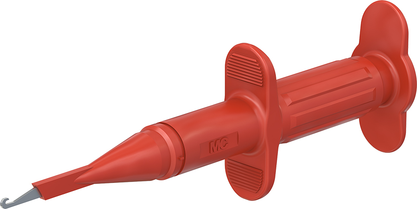 4 mm testconnector rood - GRIP-A rood