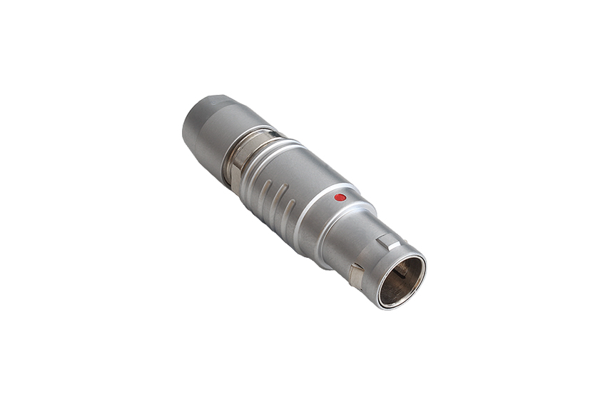 2 Contacts Straight Plug 1X Series Push Pull Connector