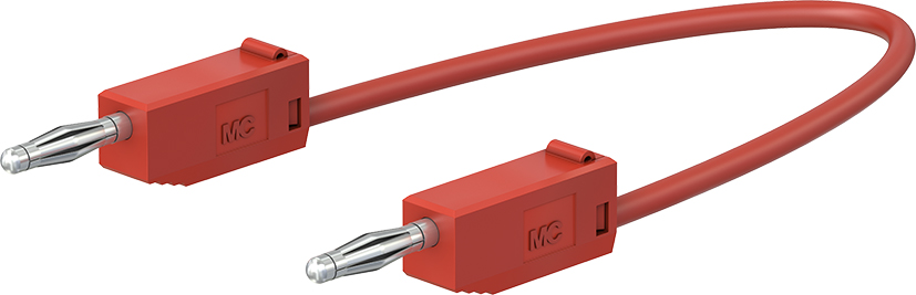 2 mm verbindingsdraad 15 cm rood - LK205-X rood