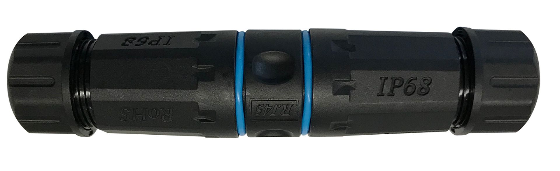 Modulaire inline-koppeling 1:1 RJ45 IP68
