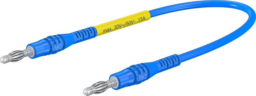 4 mm verbindingsdraad 200 cm blauw - FAL blauw