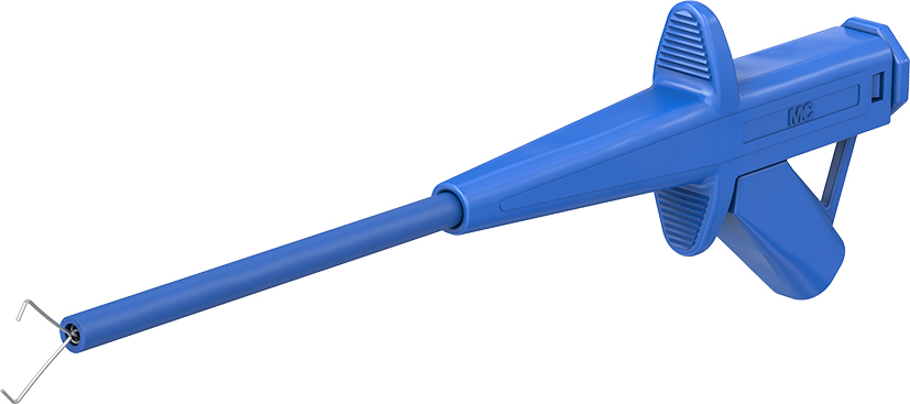 4 mm veiligheidstestclip blauw - SKPS-4 blauw