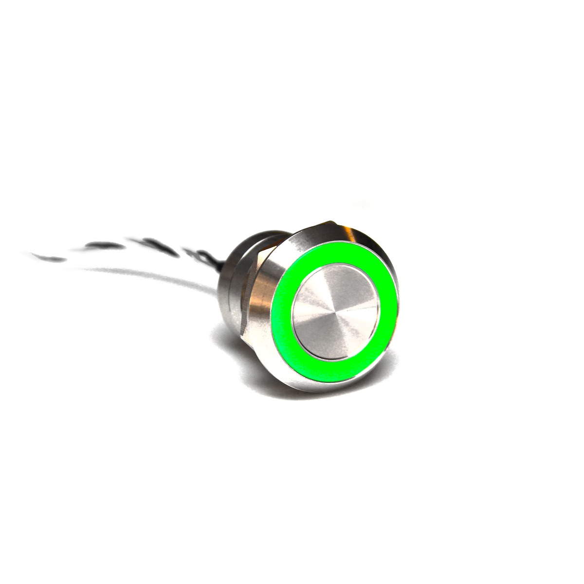 Capacitive switch, 22 mm, Normally Open ,Stainless Steel ,Natural ,Green & Red LED ,12 VDC