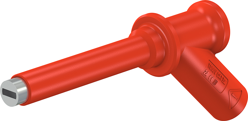 Magnetische adapter met rigide 4 mm fitting rood - XMA-7L rood