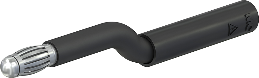 4 mm adapter zwart - A-SLK4-RG zwart