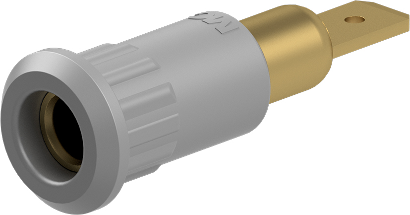 4mm socket grijs - EB4-IF/A grijs