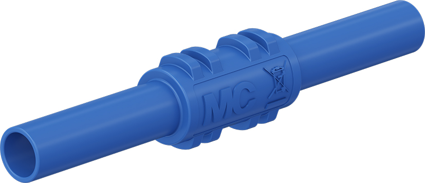 4 mm geïsoleerde loodkoppel blauw - XHK blauw