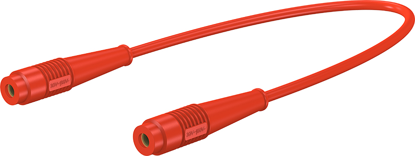 4 mm verbindingskabel 100 cm rood - LK425K-41/A rood
