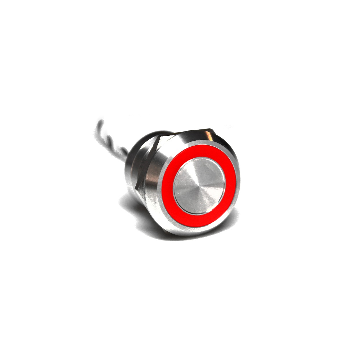 Capacitive switch, 25 mm, Normally Open ,Stainless Steel ,Natural ,Red & Green LED ,12 VDC