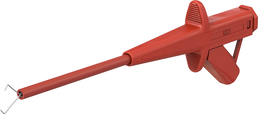 4 mm veiligheidstestclip rood - SKPS-4 rood