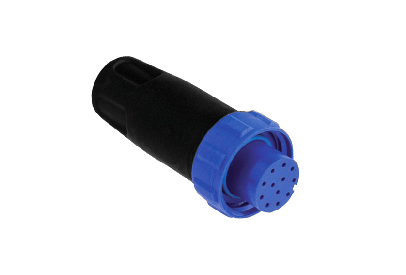 400 Series Smart Connector, Socket, Overmould pre-wired Connector, 02 M Cable